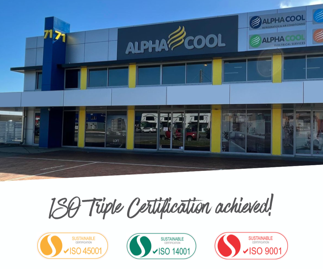 ALPHACOOL ACHIEVES ISO TRIPLE CERTIFICATION